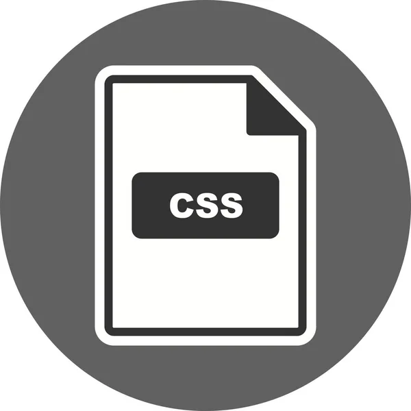 İllüstrasyon Css Simgesi — Stok fotoğraf