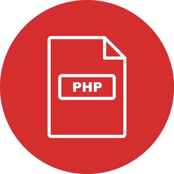 İllüstrasyon Php Simgesi — Stok fotoğraf