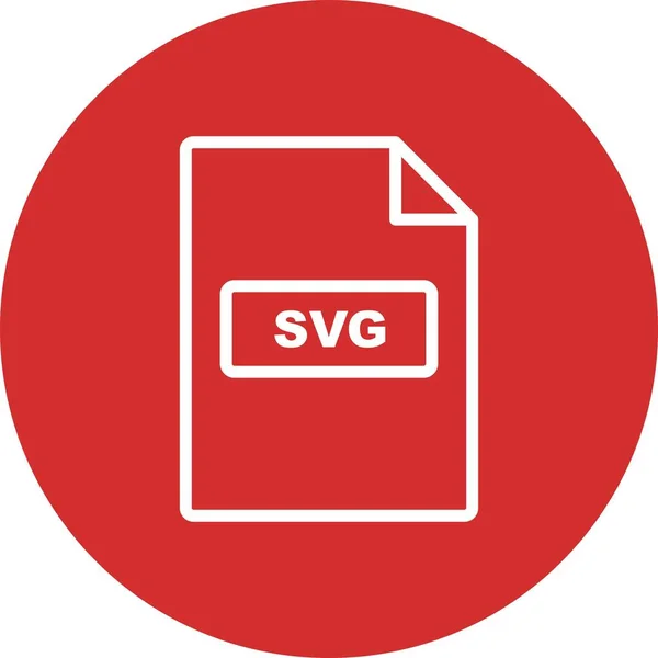 Ilustração Ícone SVG — Fotografia de Stock