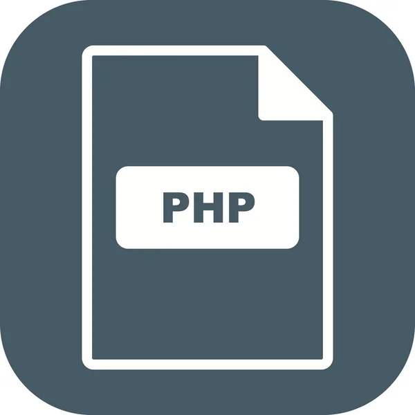 Ilustração PHP Ícone — Fotografia de Stock