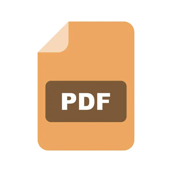 Illustration pdf-Symbol — Stockfoto