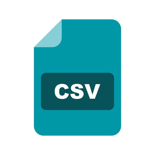 Illustration CSV  Icon — Stock Photo, Image