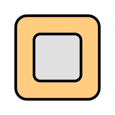 İllüstrasyon Dur Simgesi