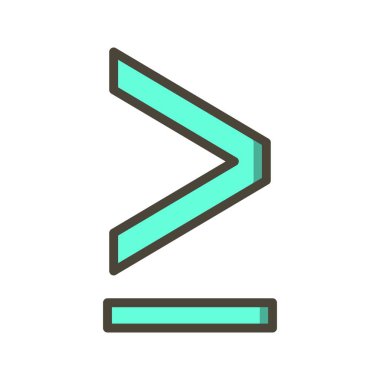 İllüstrasyon Greaterthen Simgesi