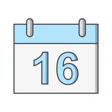 İllüstrasyon Takvimi Simgesi