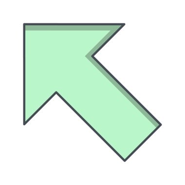 Resim Sol Yukarı Simgesi