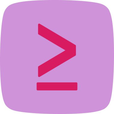 İllüstrasyon Greaterthen Simgesi