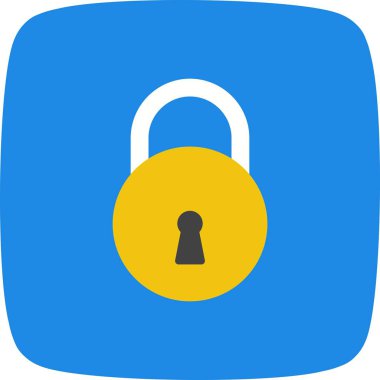 Resimde kilit simgesi