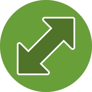 İllüstrasyon Çift Ok Simgesi