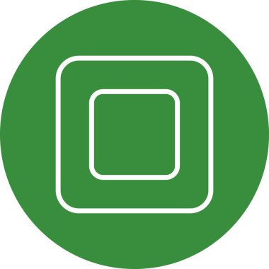 İllüstrasyon Dur Simgesi