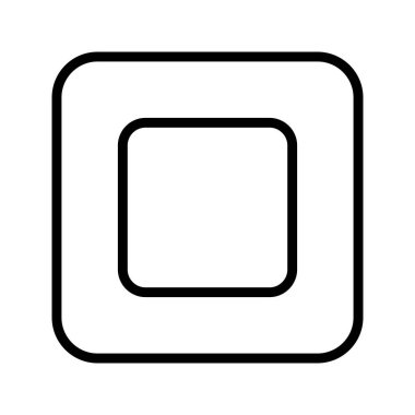 İllüstrasyon Dur Simgesi