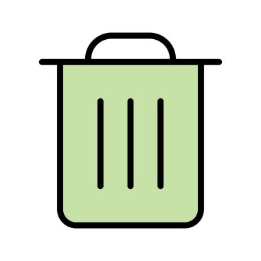 İllüstrasyon Çöp Simgesi 