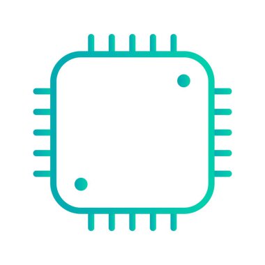 İllüstrasyon İşlemci Simgesi 
