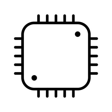 İllüstrasyon İşlemci Simgesi 