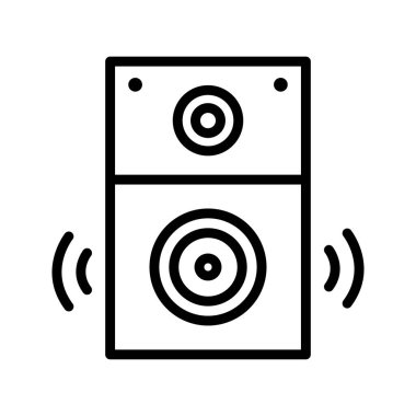 İllüstrasyon Hoparlör Simgesi 