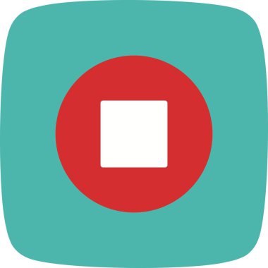 İllüstrasyon Dur Simgesi 