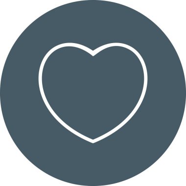 İllüstrasyon kalp simgesi