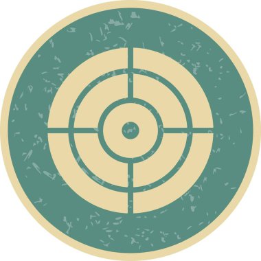 vektör hedef simgesini