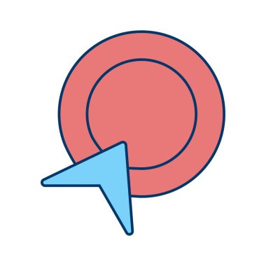 vektör ikonuna tıklayın başına ödeme