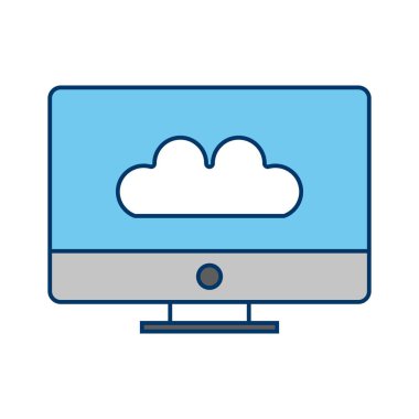 Bulut Simgesine Bağlı Vektör