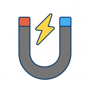 vektör mıknatıs simgesini