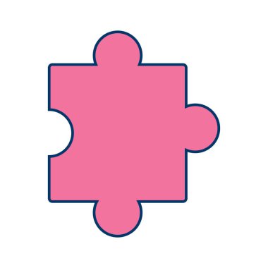 Vektör bulmaca parçası simgesi