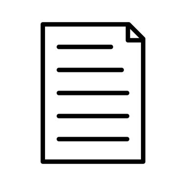 vektör belge simgesi