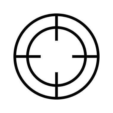 vektör hedef simgesini