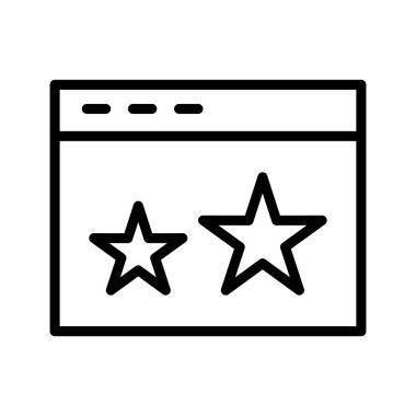 Vektör Yıldızlı Simge