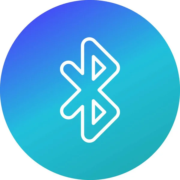 Ilustración Icono Bluetooth —  Fotos de Stock