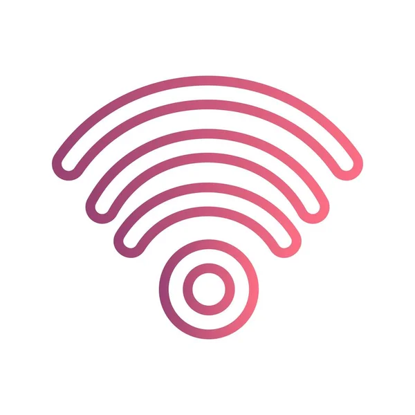 Illusztráció – WiFi ikon — Stock Fotó