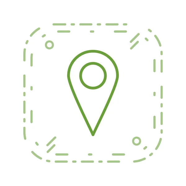 Illustration Location  Icon — Stock Photo, Image