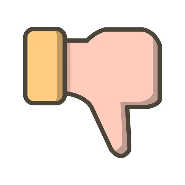 Icono de Ilustración Dislike — Foto de Stock