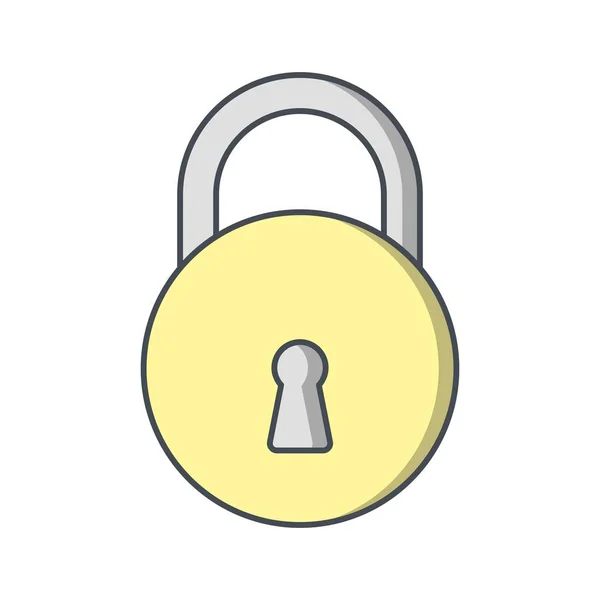 Illustration Lock  Icon — Stock Photo, Image