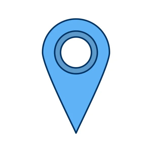 Illustration Location  Icon — Stock Photo, Image