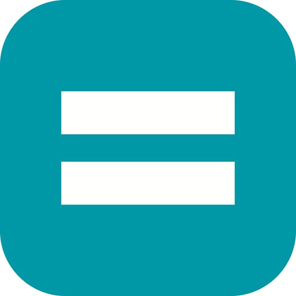 Ilustracja równa ikonie — Zdjęcie stockowe
