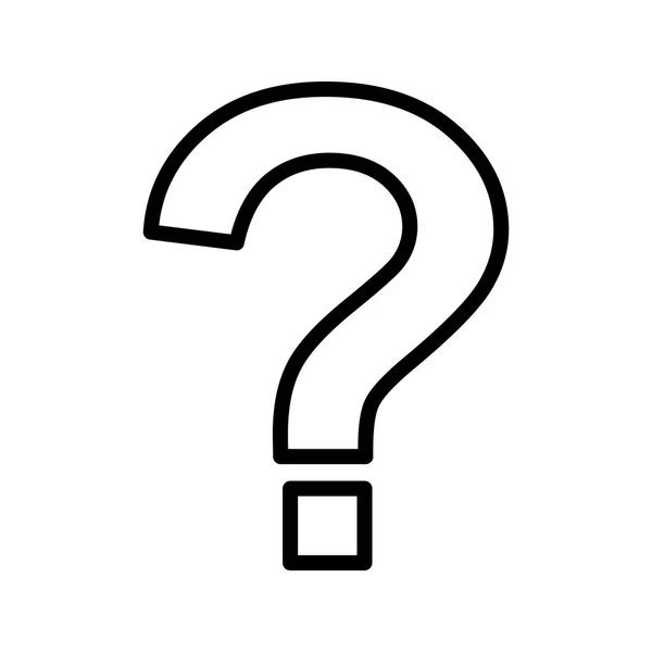 Illustration Question Mark  Icon — Stock Photo, Image