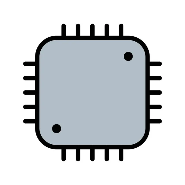 Ikona procesora ilustracji — Zdjęcie stockowe