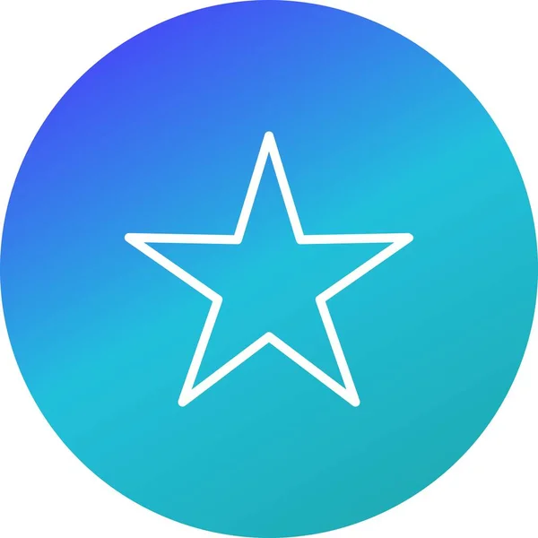 Illustration Star Icon — Stock Photo, Image