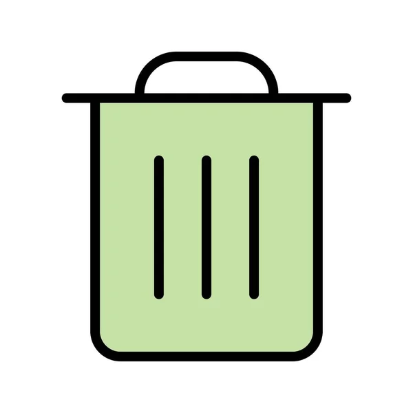 Иллюстрационная икона мусора — стоковое фото
