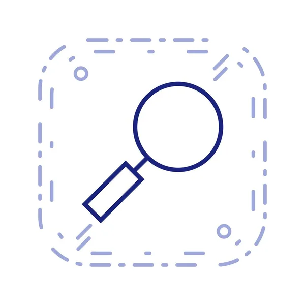 Illustration Magnifying Glass Icon — Stock Photo, Image