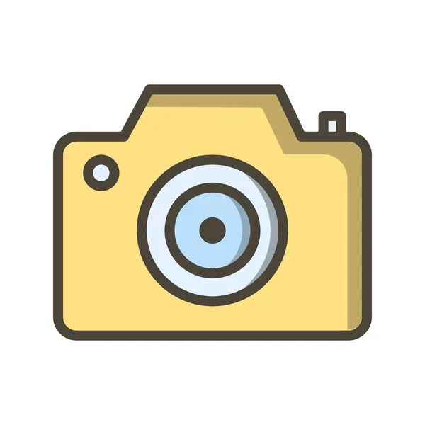 Ikona ilustracji aparatu fotograficznego — Zdjęcie stockowe