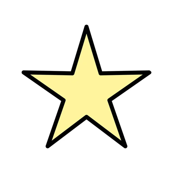 Ilustrace – ikona hvězdy — Stock fotografie