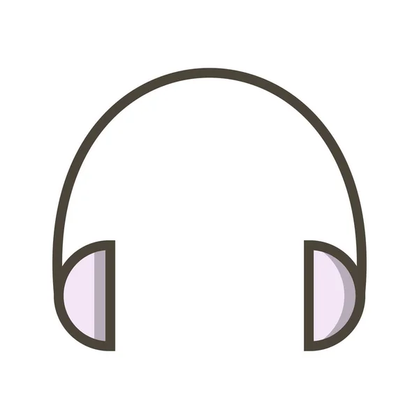 Ilustração Headphones Ícone — Fotografia de Stock