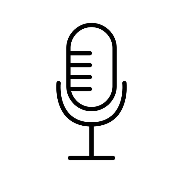 Illustration Microphone Icon — Stock Photo, Image