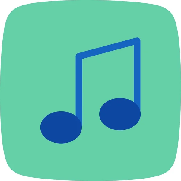 Illustration Music Note Icon — Stock Photo, Image