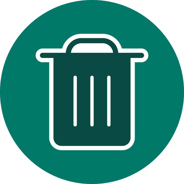 Illustration Garbage Icon — Stock Photo, Image