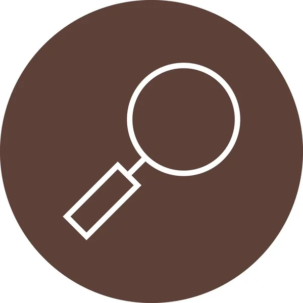 Illustration Magnifying Glass Icon — Stock Photo, Image