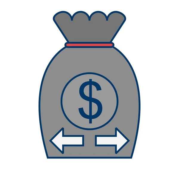 Vektor Geld-Symbol senden — Stockfoto