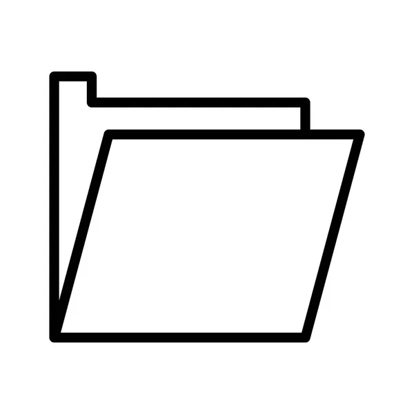 Ikona folderu wektor — Zdjęcie stockowe